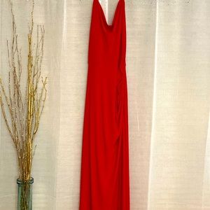 XS Long Red Aqua Formal Dress✨